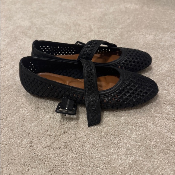 Lucky Brand Black Woven Flats - Picture 3 of 4